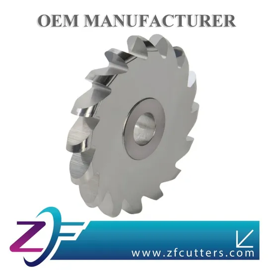 OEM ODM 12 Teeth Tungsten Carbide Convex Milling Cutter for Cutting Metal Steel Aluminum Symmetrical Double-Angle Milling Cutter